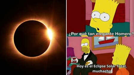Memes sobre el eclipse solar. Foto: X.