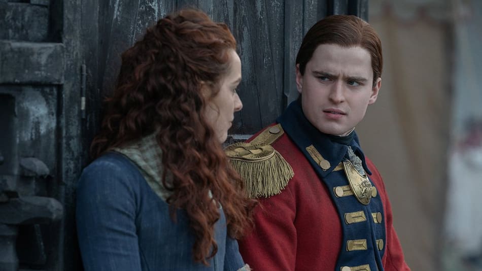 Jane y William, Outlander. Foto X @1bruins0625