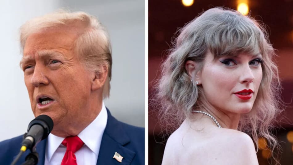 Donald Trump y Taylor Swift.