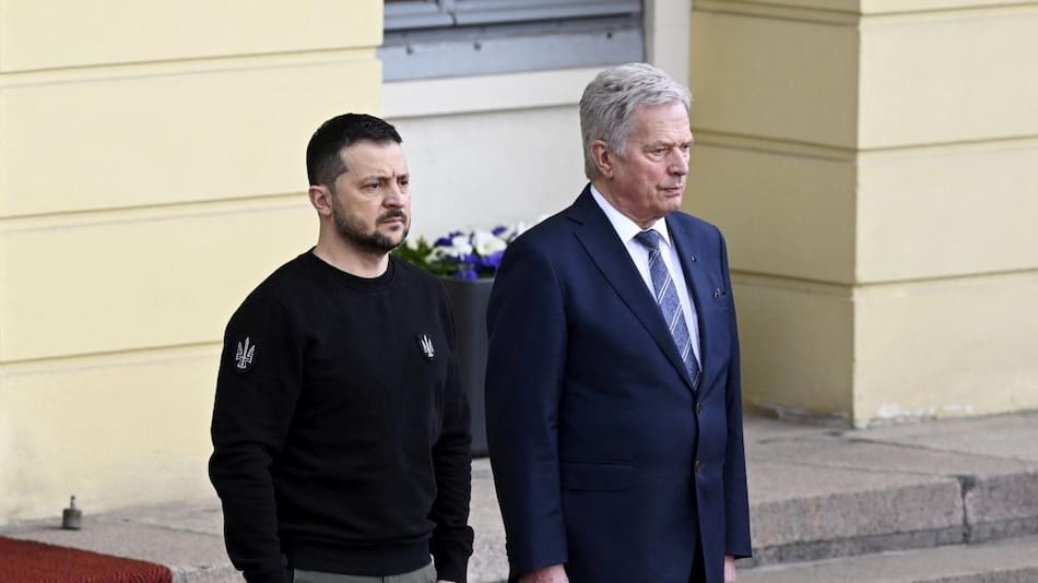 Volodimir Zelenski en Finlandia, Reuters