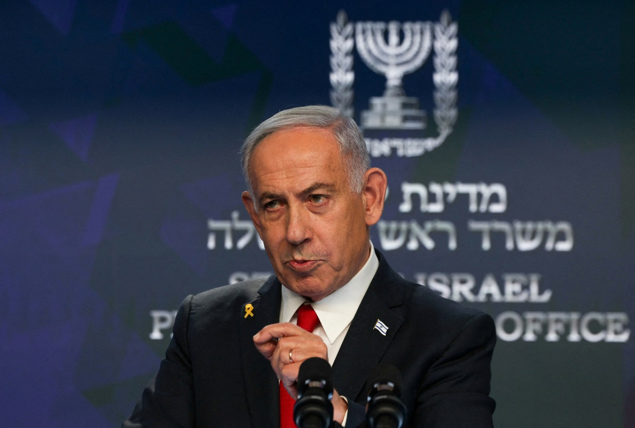 Benjamín Netanyahu, primer ministro de Israel. Foto: Reuters (Ronen Zvulun)