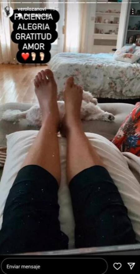 Posteo de Verónica Lozano sobre su recuperación