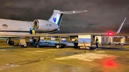 Respiradores donados por Messi en 2020