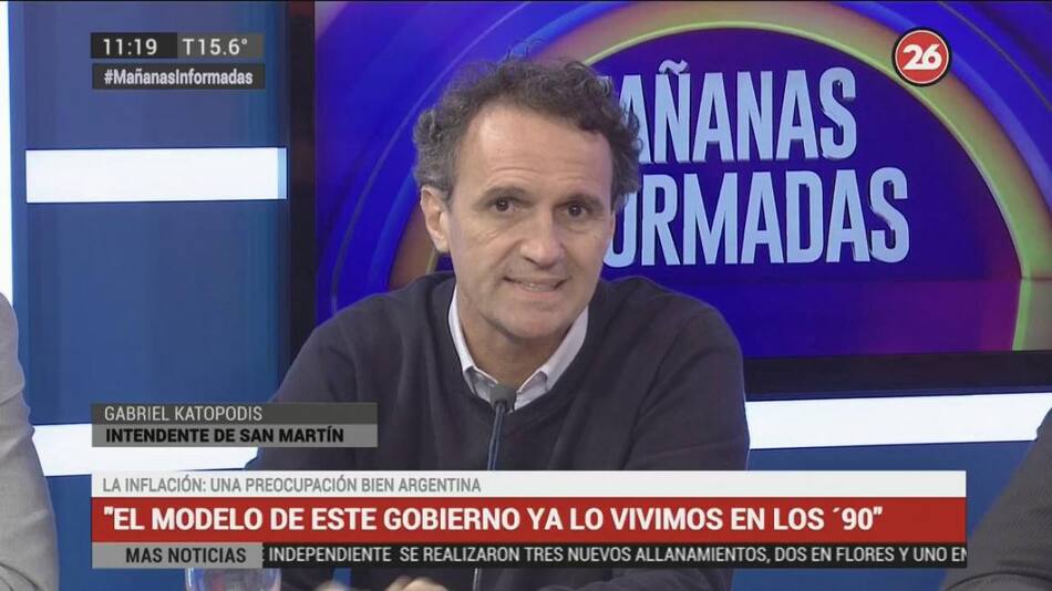 Gabriel Katopodis en Mañanas Informadas (Canal 26)