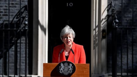 Theresa May, primera ministra británica, presentó su renuncia