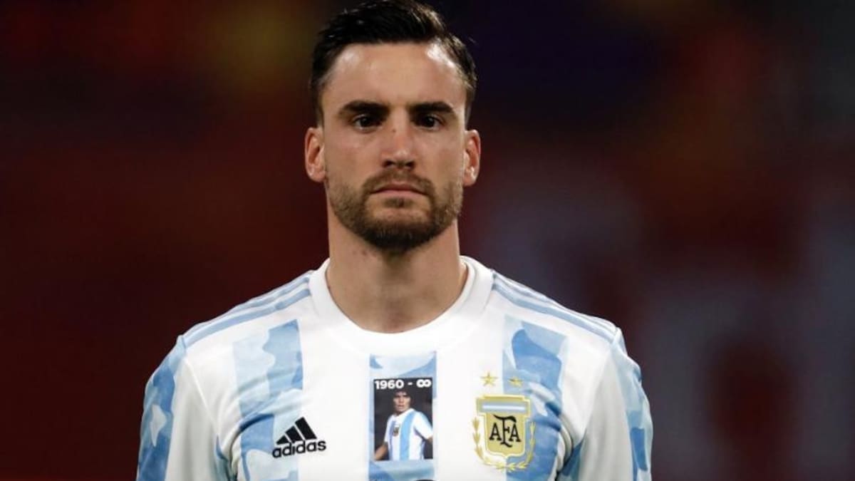 Nicolás Tagliafico está en duda para el partido contra Argelia. Foto: NA.