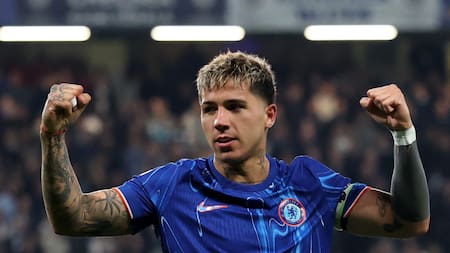 Enzo Fernández, Chelsea vs Tottenham. Foto: Reuters/Hannah Mckay