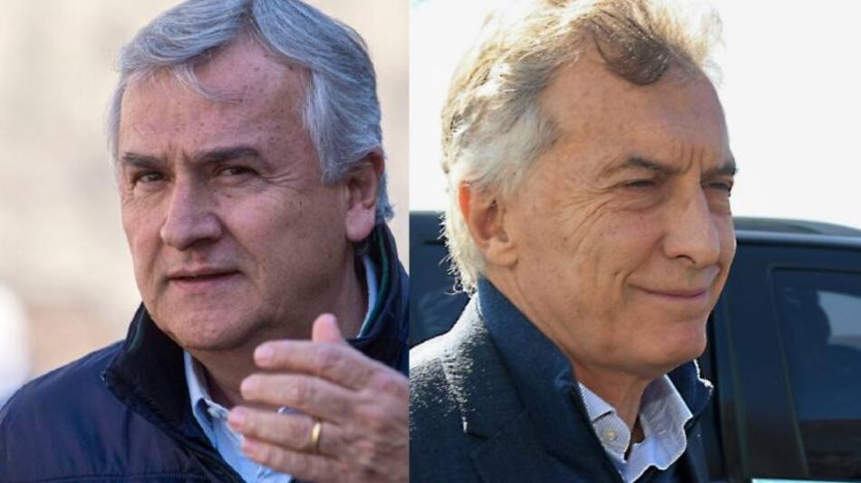Gerardo Morales y Mauricio Macri. Foto: NA