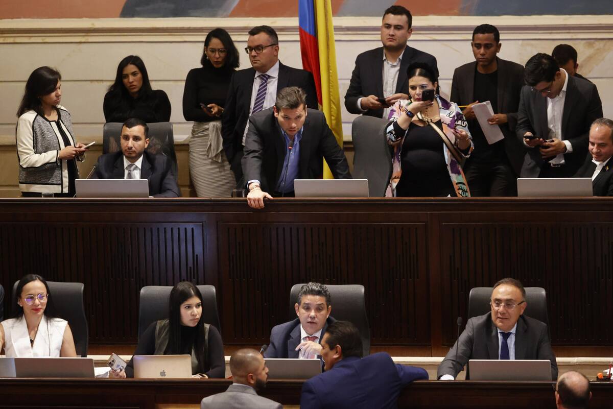 Debate por la prohibición de las corridas de toros en el Congreso de Colombia. Foto: EFE.