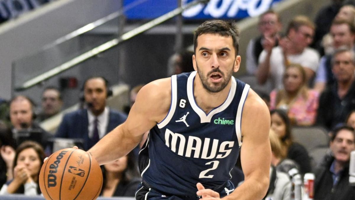 Facundo Campazzo en Dallas Mavericks. Foto: REUTERS.