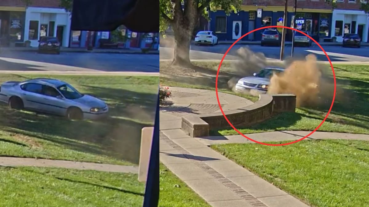 Conducía borracha, comenzó a girar en círculos con su auto en frente de un juzgado y terminó detenida