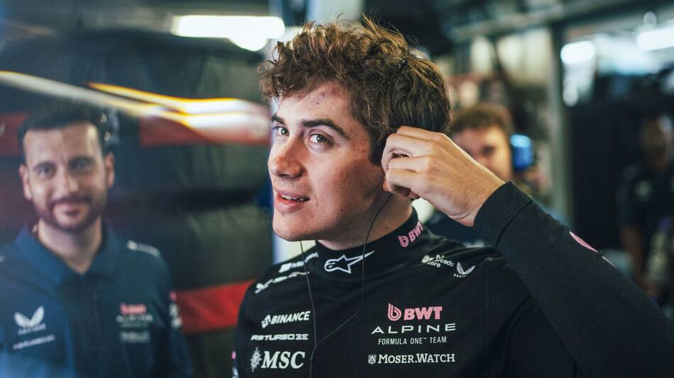 Franco Colapinto. Foto: X @AlpineF1Team