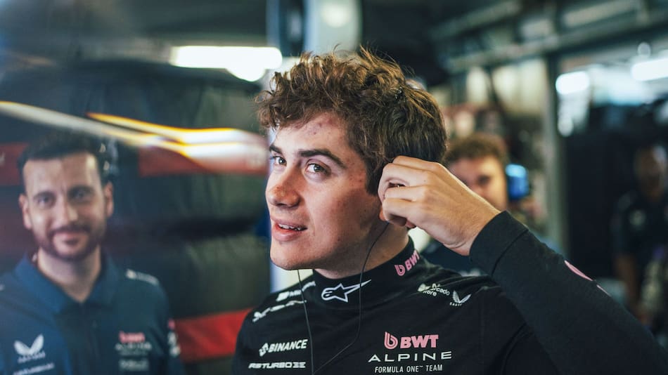 Franco Colapinto. Foto: X @AlpineF1Team