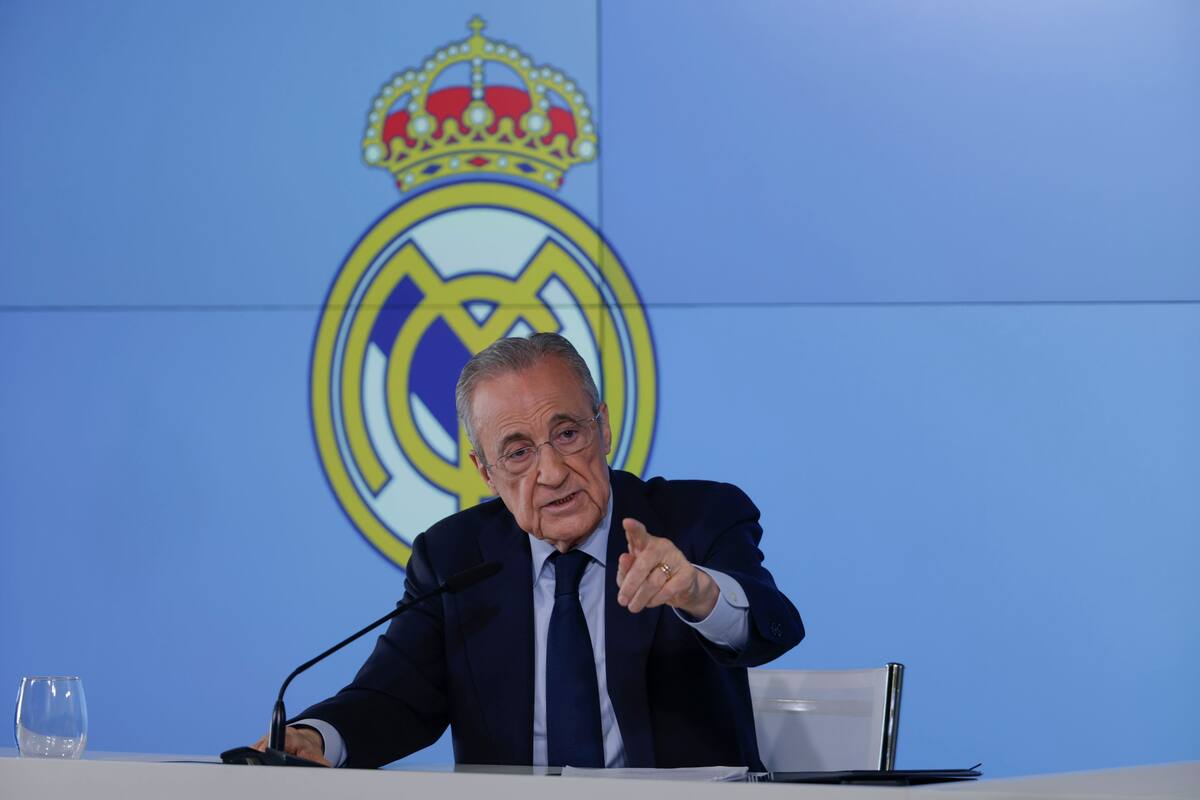 Conferencia de prensa de Florentino Pérez.