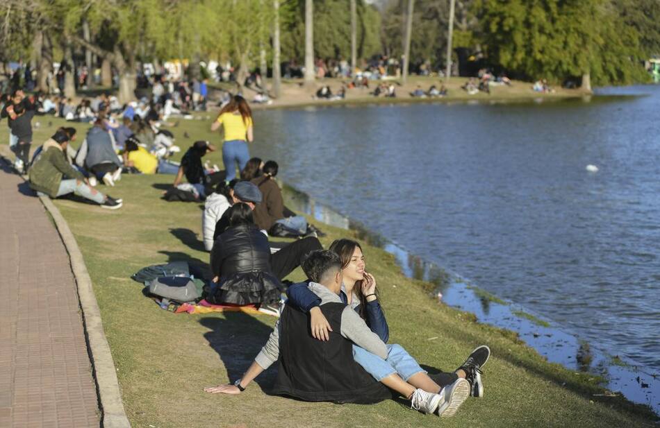 Festejo del Día de la Primavera. Foto: NA.