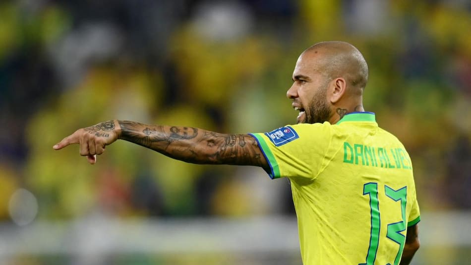 Dani Alves; encarcelado por presunta violación. Foto: Reuters.