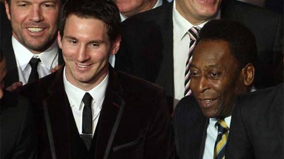 Messi con Pelé