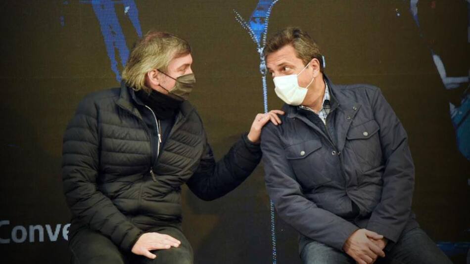 Máximo Kirchner y Sergio Massa, Kirchnerismo, Frente de Todos, NA