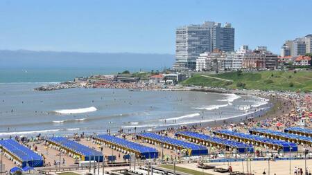 Mar del Plata calor playa