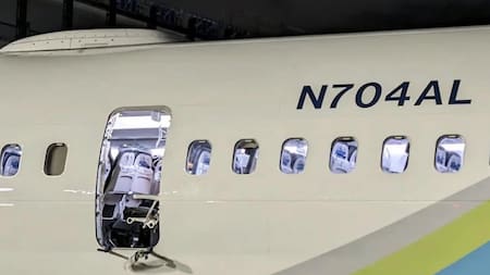 Accidente aéreo de Alaska Airlines. Foto: X.