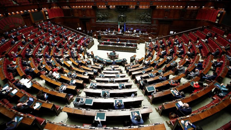 Cámara de Diputados italiana. Foto: Reuters
