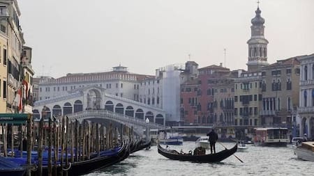 Canal de Venecia. Foto Reuters