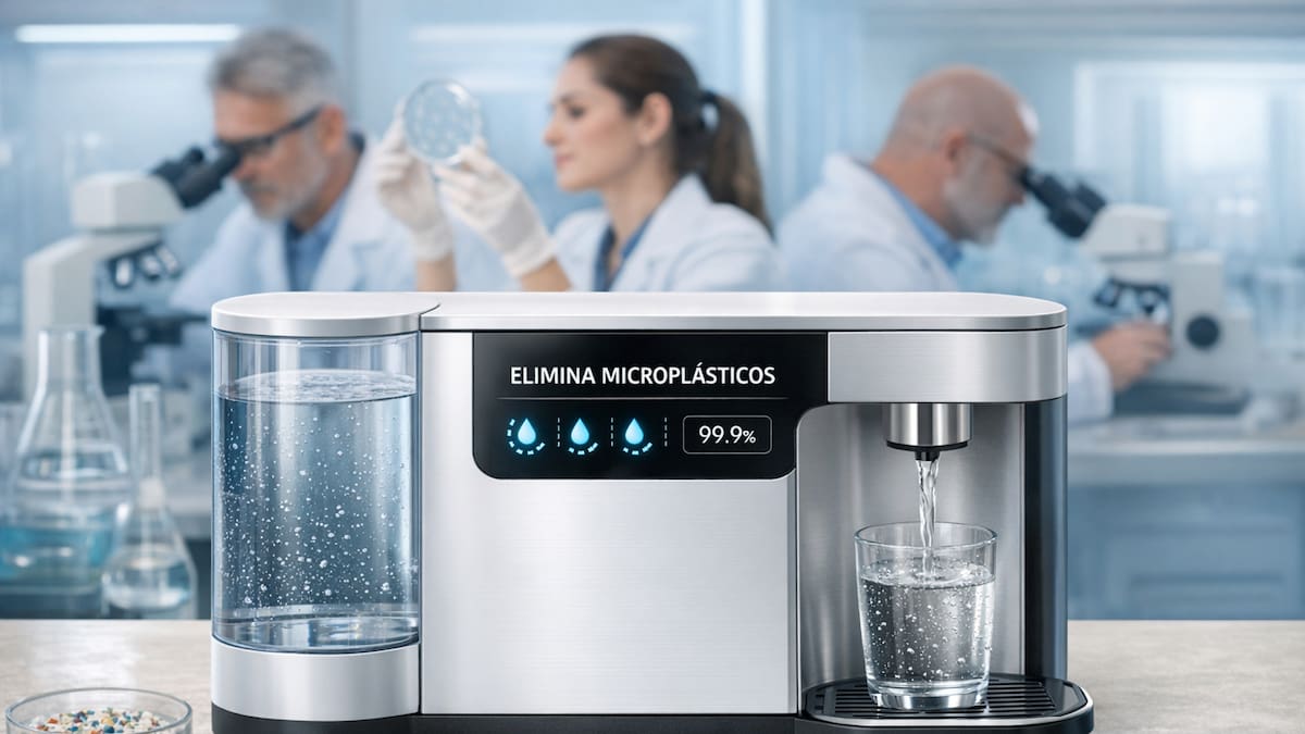 Hito científico: investigadores argentinos desarrollan un filtro doméstico que elimina nanoplásticos del agua