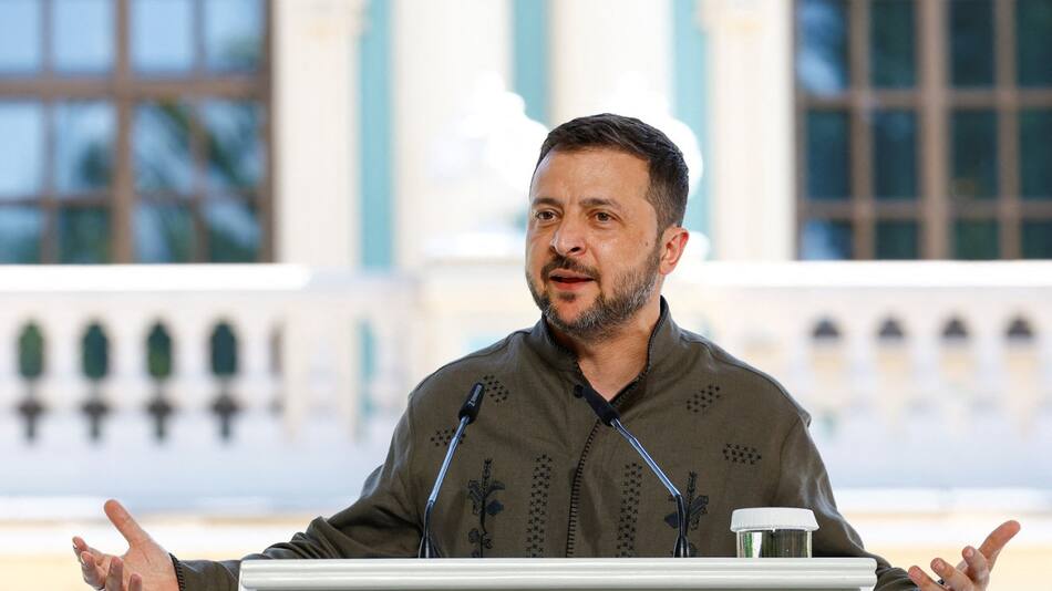 Volodimir Zelenski, presidente de Ucrania. Foto: Reuters