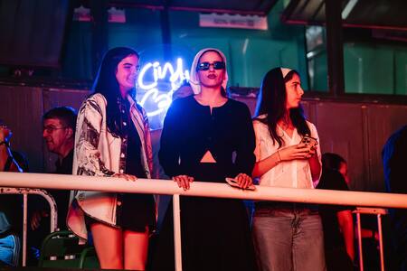 Rosalía en el recital de Cindy Cats