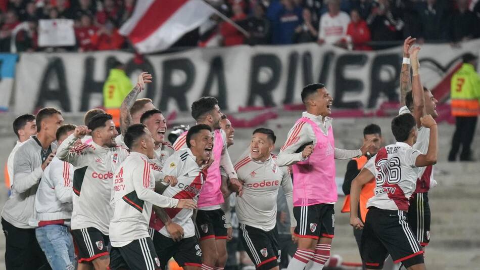 Jugadores; River Plate. Foto: NA.