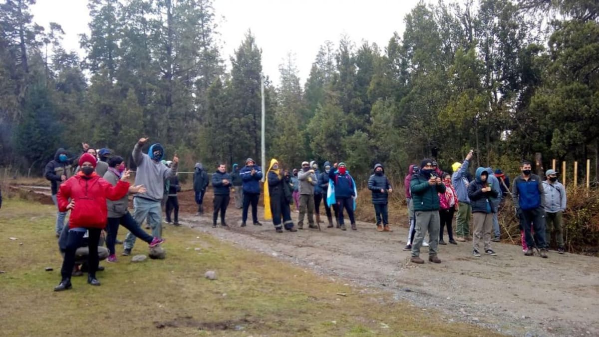 Toma de tierras en El Bolsón
