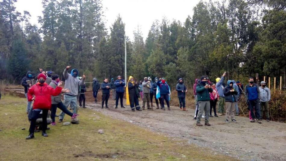 Toma de tierras en El Bolsón