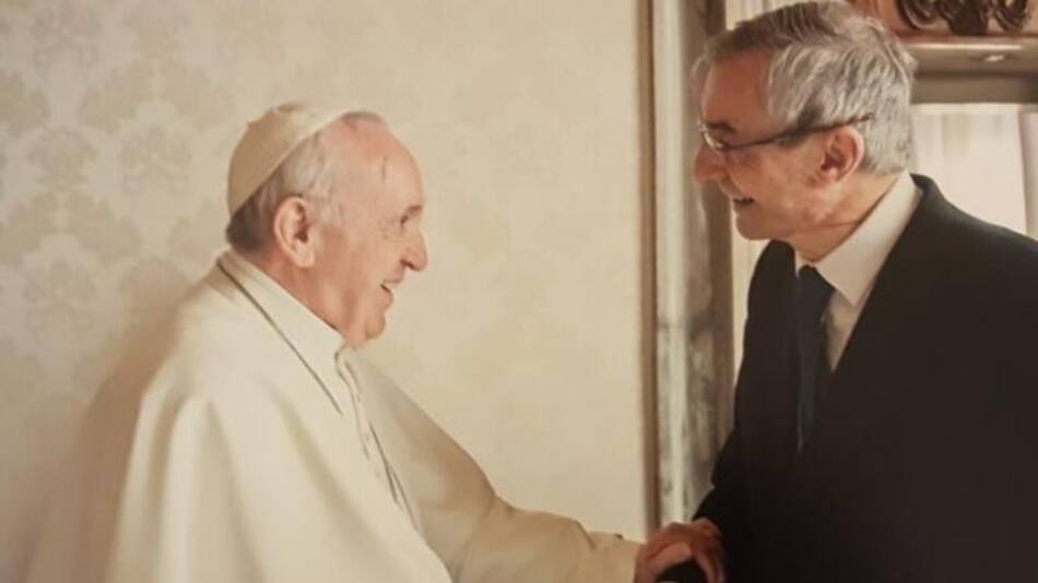 Nelson Castro y el Papa Francisco, NA