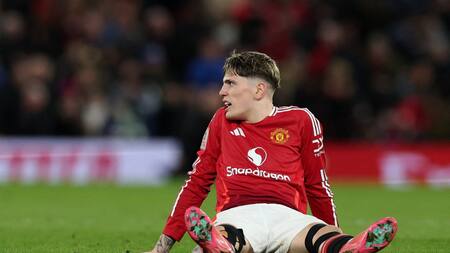 Alejandro Garnacho; Manchester United vs. Fulham. Foto: Reuters (Phil Noble)
