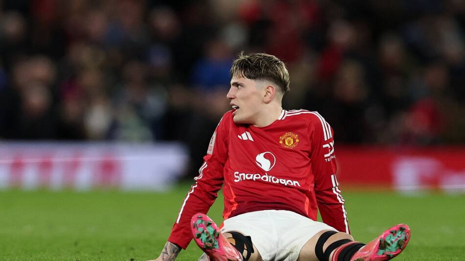 Alejandro Garnacho; Manchester United vs. Fulham. Foto: Reuters (Phil Noble)