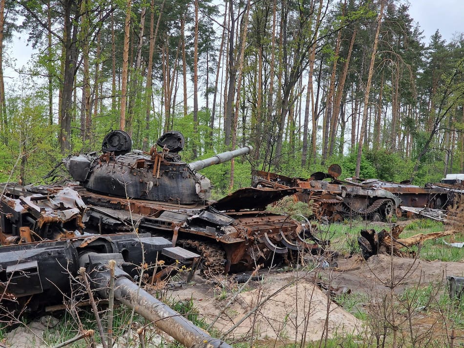 Tanques de guerra.