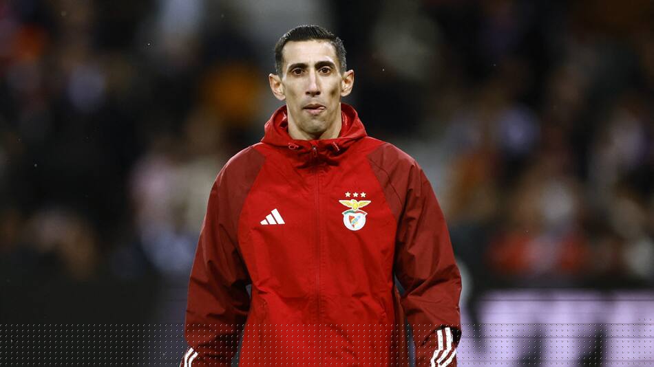 Ángel Di María en el Benfica. Foto: REUTERS.
