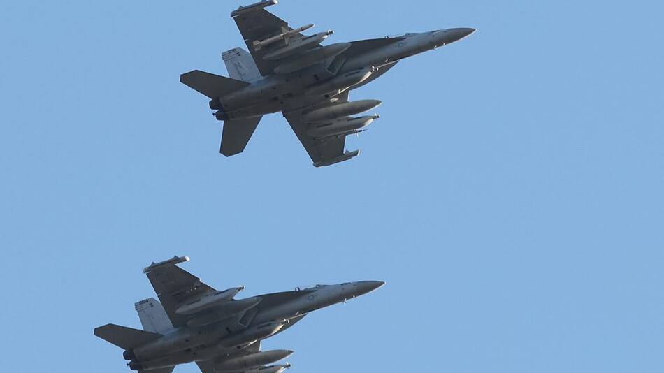 Cazas, aviones de guerra_Reuters