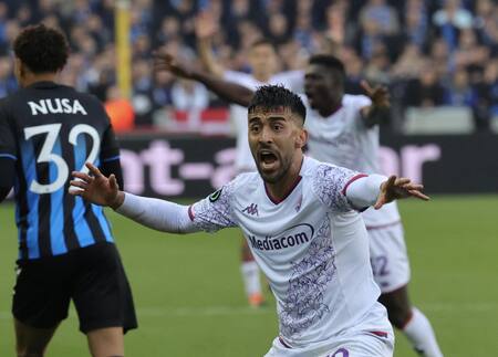 Conference League, Brujas vs. Fiorentina. Foto: EFE.