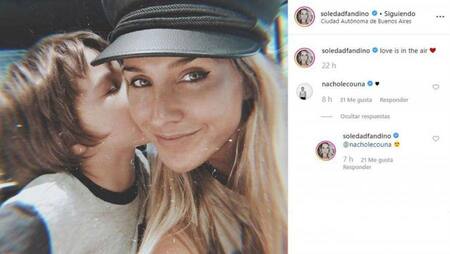 Soledad Fandiño y Nacho Lecouna, indicios de romance en las redes sociales