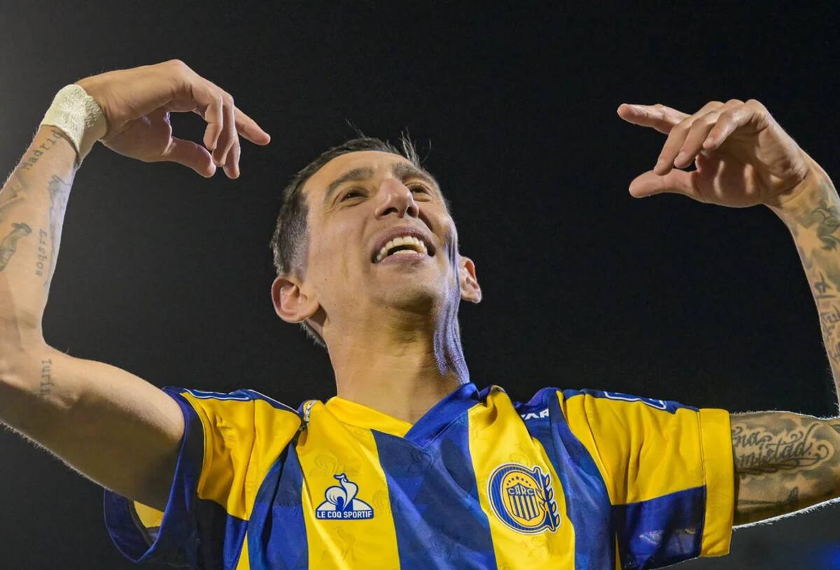 Ángel Di María en Rosario Central.