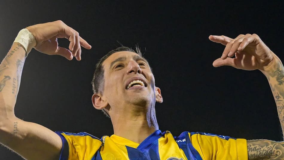 Ángel Di María en Rosario Central.