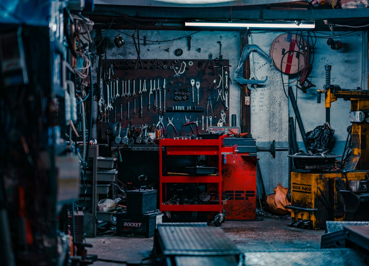 Taller mecánico.