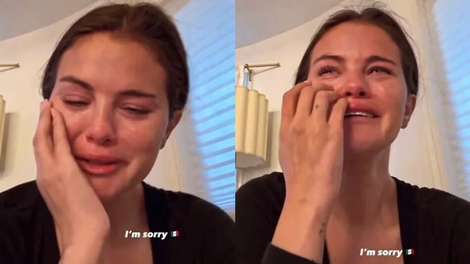 Selena Gómez lloró desconsoladamente por las deportaciones en Estados Unidos. Foto NA