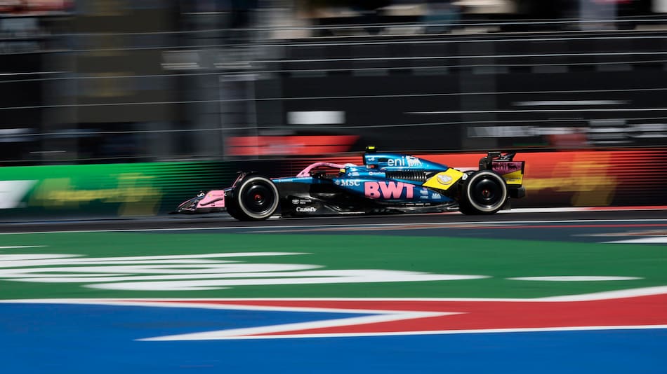 Franco Colapinto en el Gran Premio de México de la Fórmula 1.