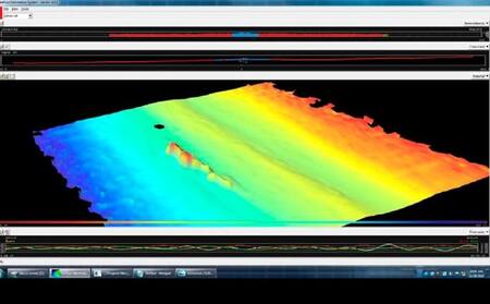 Hallan objeto en el fondo del mar imagen Angelescu