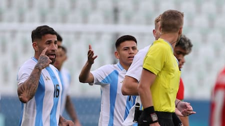 La Selección argentina Sub 23 perdió ante Marruecos. Foto: Reuters.