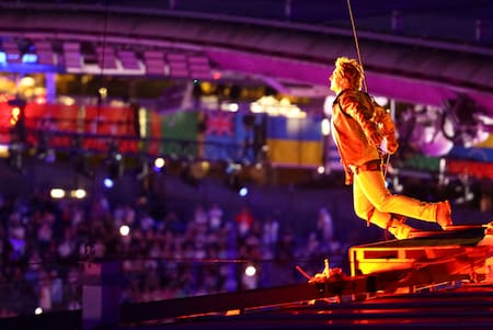 Tom Cruise en el cierre de los Juegos Olímpicos de París 2024. Foto: Reuters