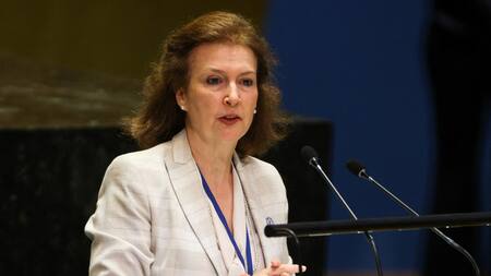 Diana Mondino, canciller de Argentina. Foto: Reuters.