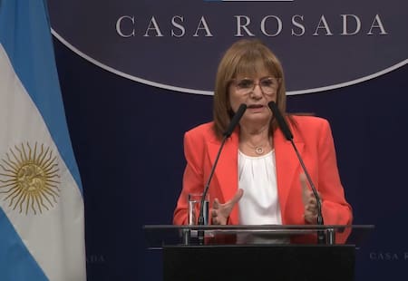 Conferencia de prensa de Patricia Bullrich